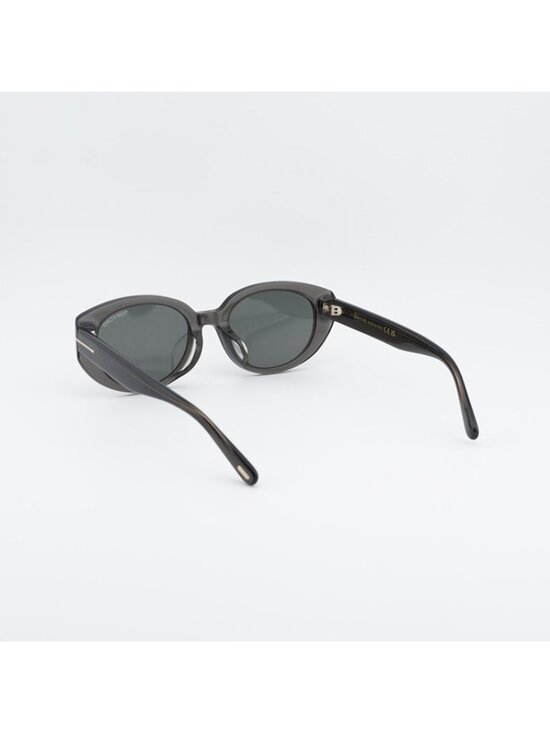 Tom Ford FT1296-K 20A Sunglasses Grey Oval Frame, Smoke Lenses main image 7